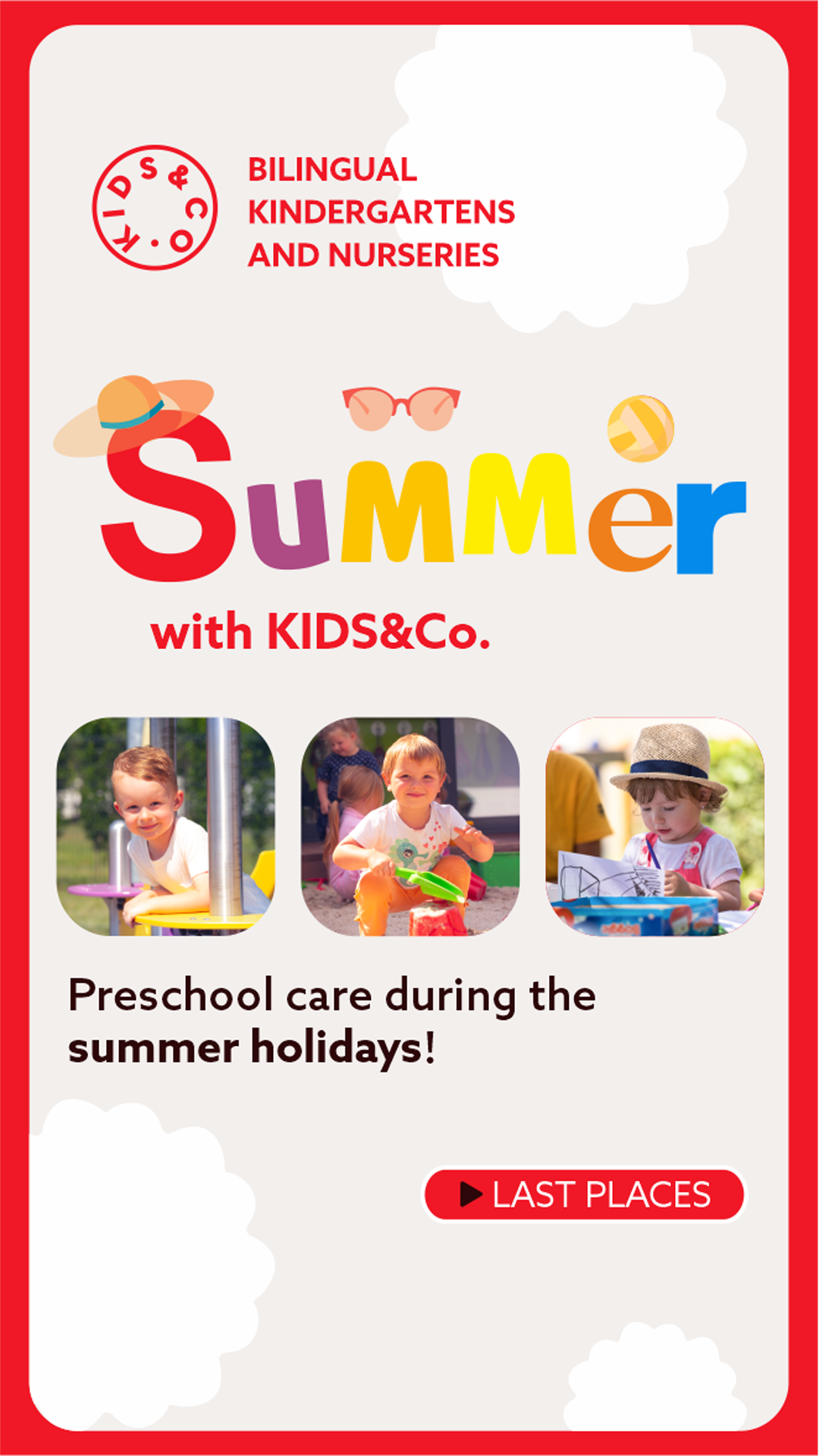 KIDS&Co. Facebook ad