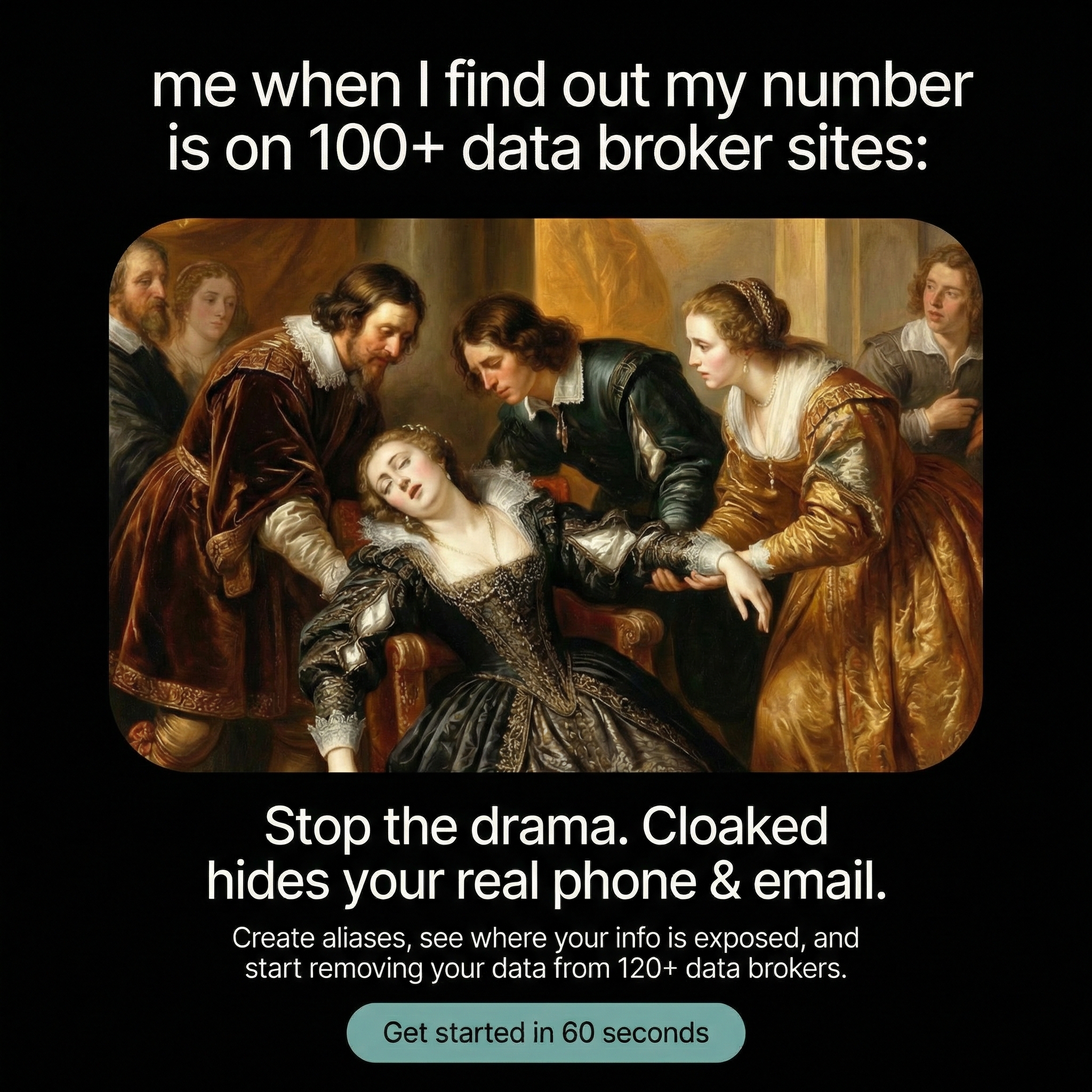Cloaked Inc. Facebook ad