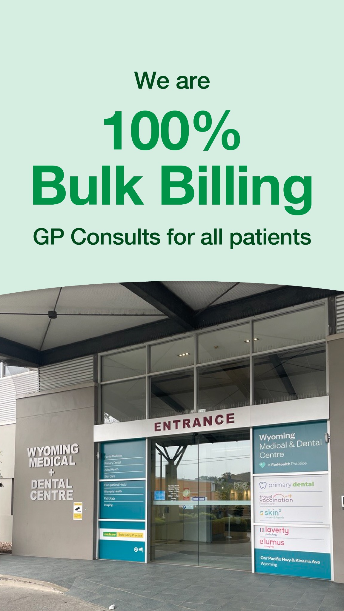 Wyoming Medical & Dental Centre Facebook ad