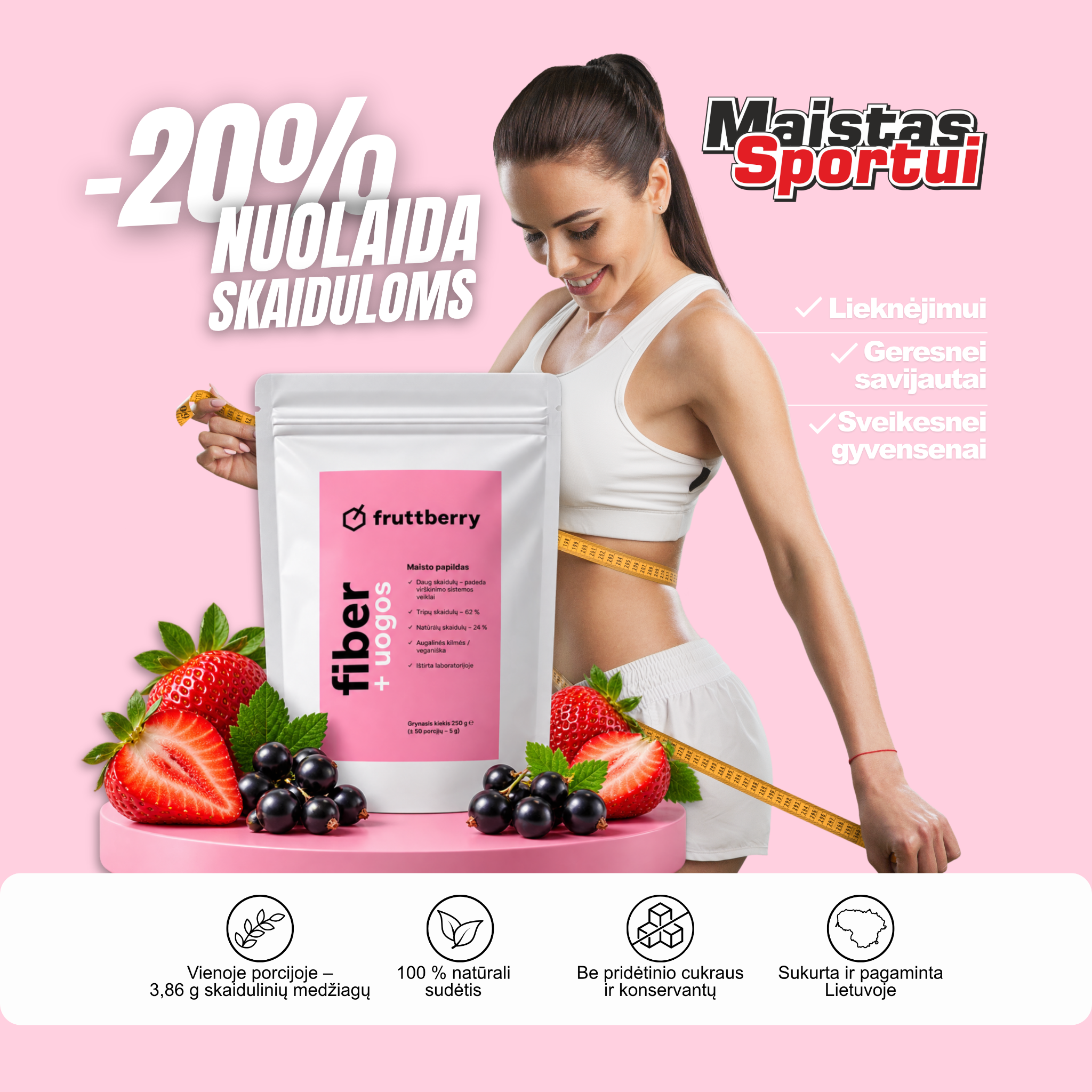Maistas Sportui Facebook ad
