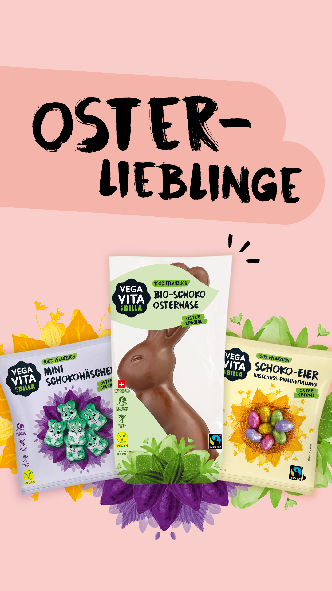 Vegavita Facebook ad: Ei, ei, ei… rechtzeitig zu Ostern sind auch…