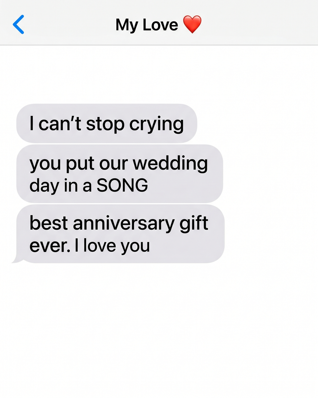 Forever Song Facebook ad