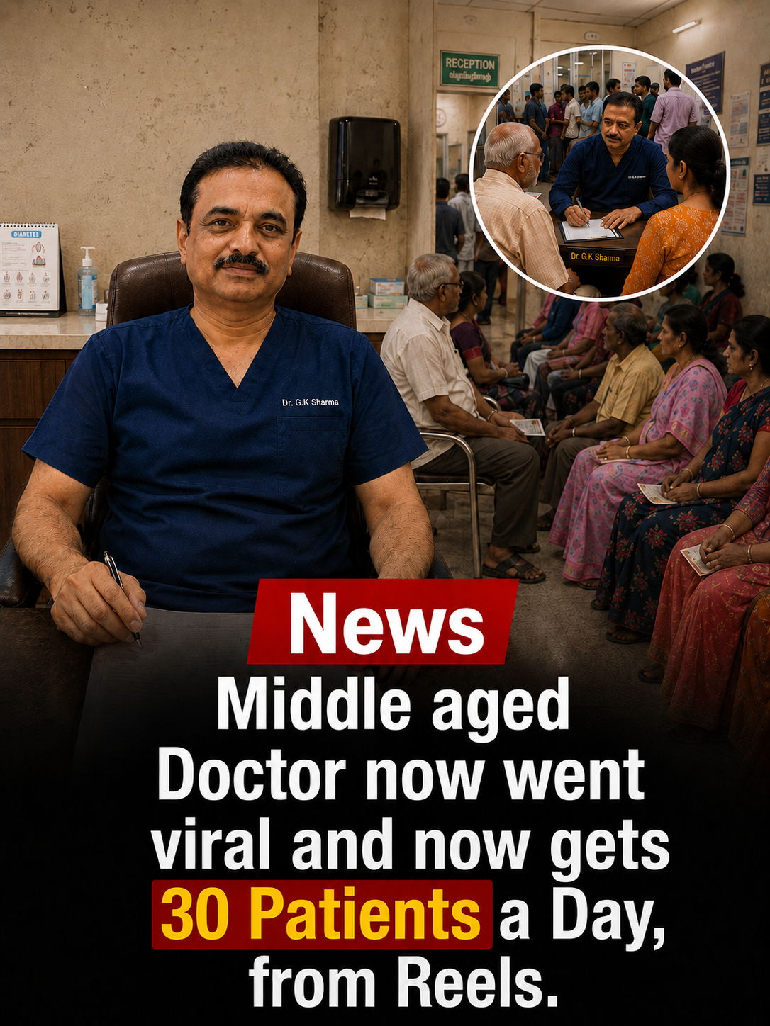 Hook Examples Facebook ad: Get Patients from Reels