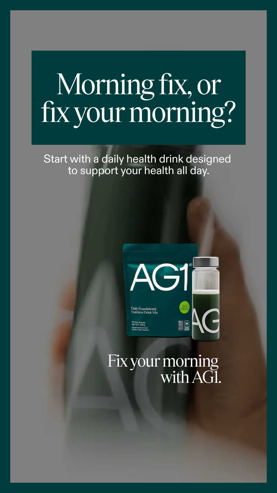 AG1 by Athletic Greens Facebook ad