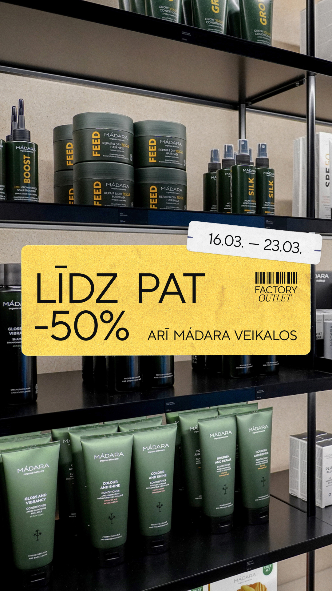 Mádara Organic Skincare Facebook ad
