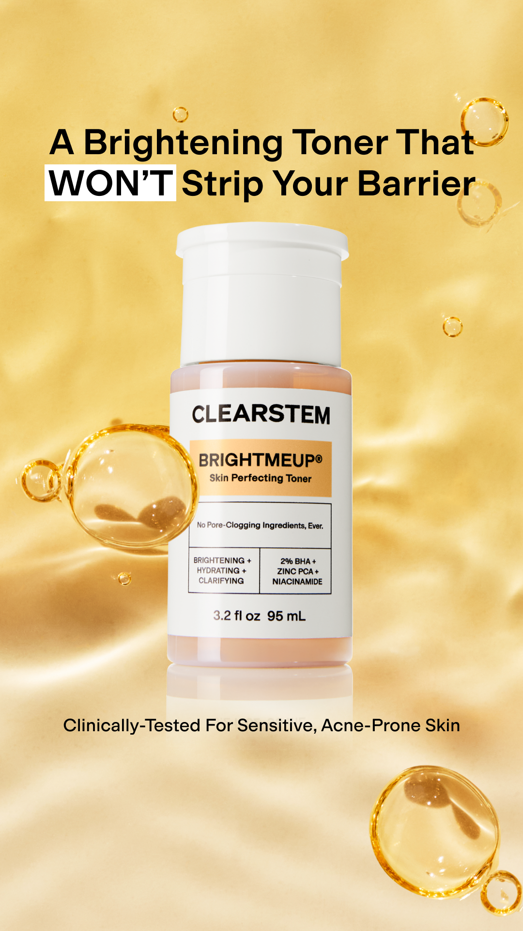 CLEARSTEM Skincare Facebook ad
