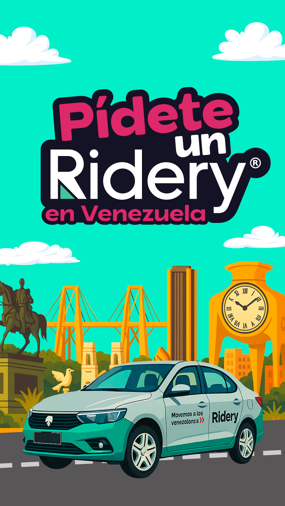 Ridery Facebook ad