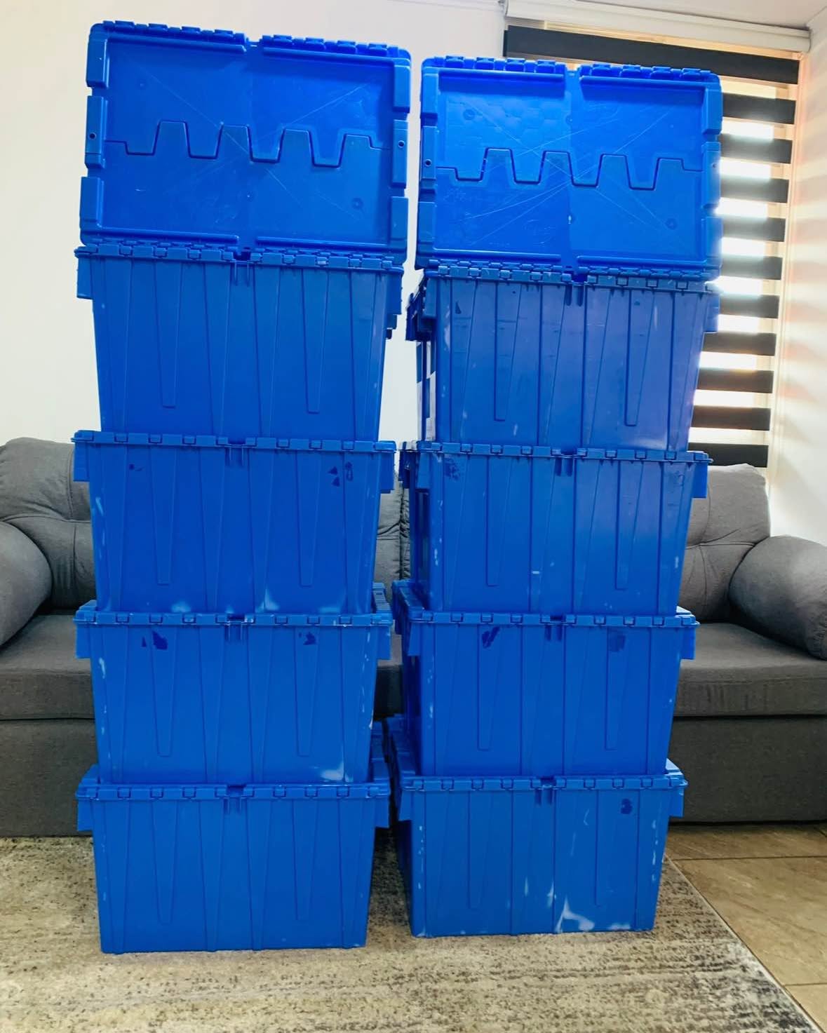 Jonh Dillinger Facebook ad: Cajas organizadoras 55 litros