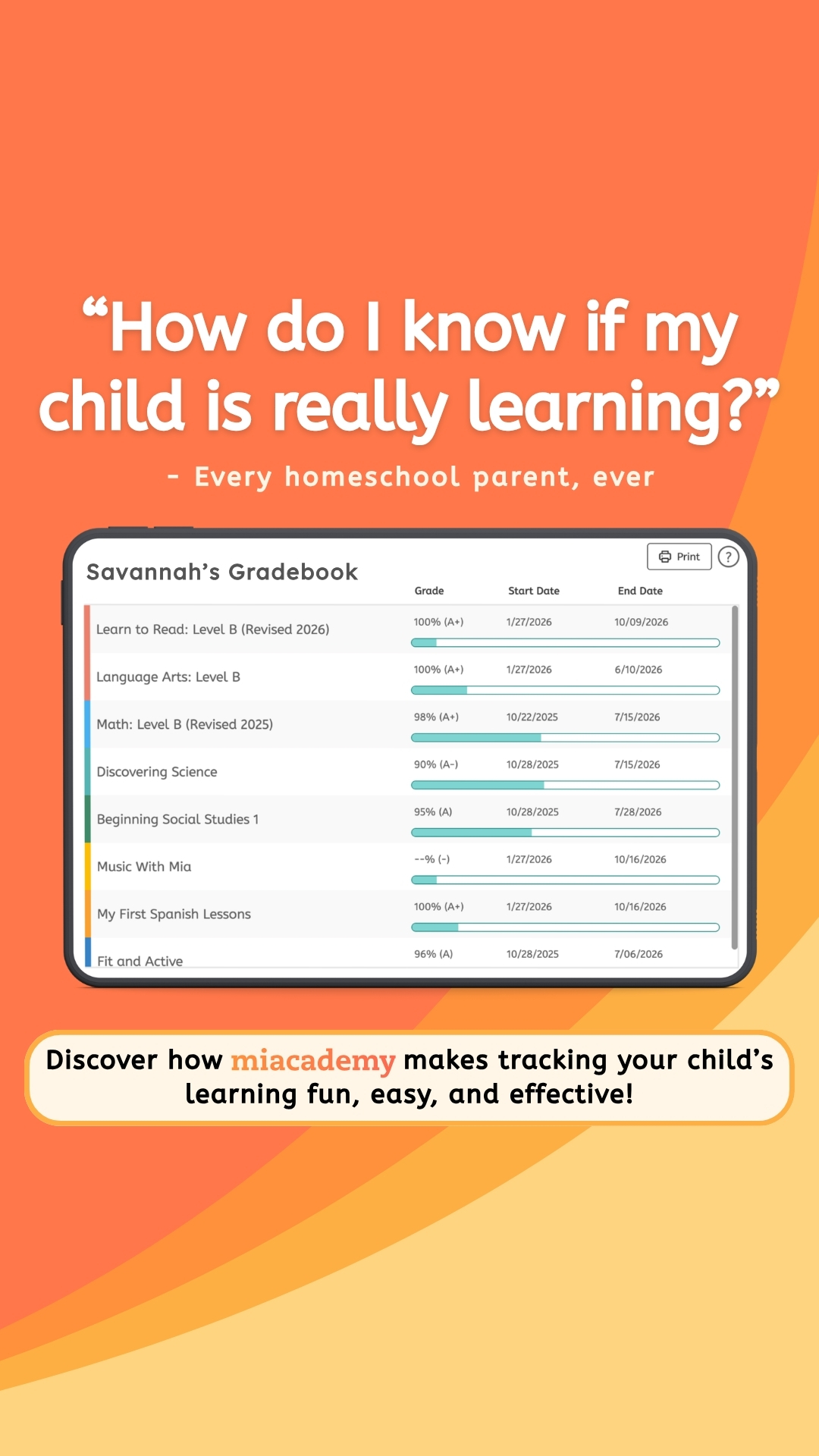 Miacademy Learning Facebook ad