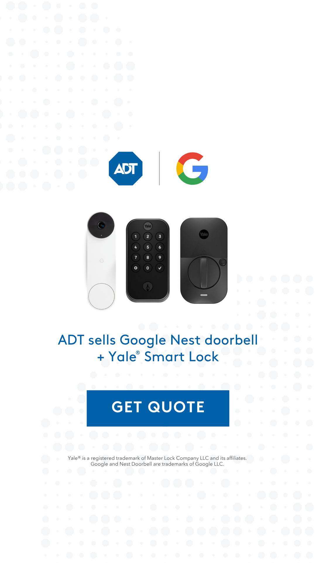 ADT - home security authorized provider Facebook ad from Mar 11, 2026
