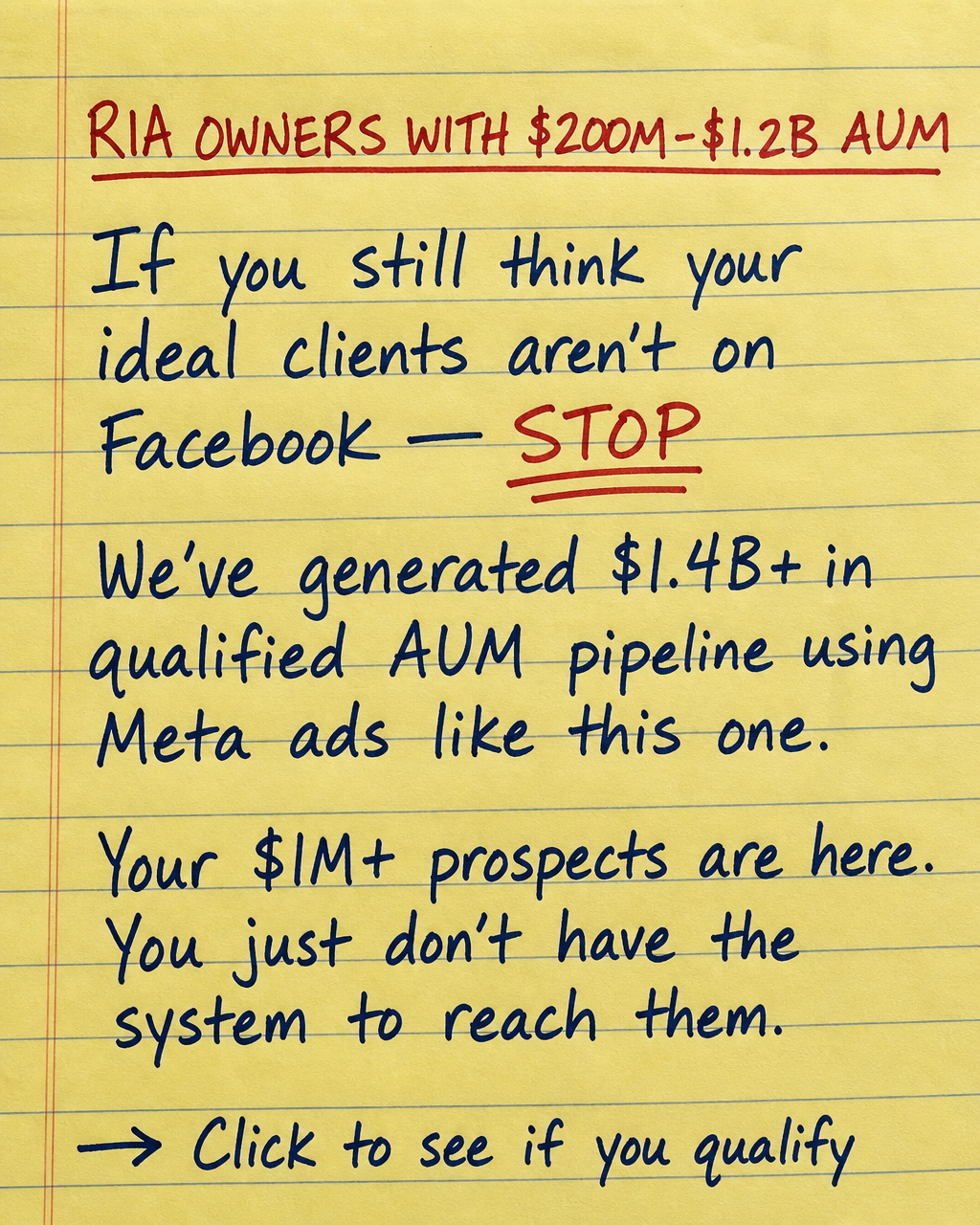 Catalyze Growth Partners Facebook ad