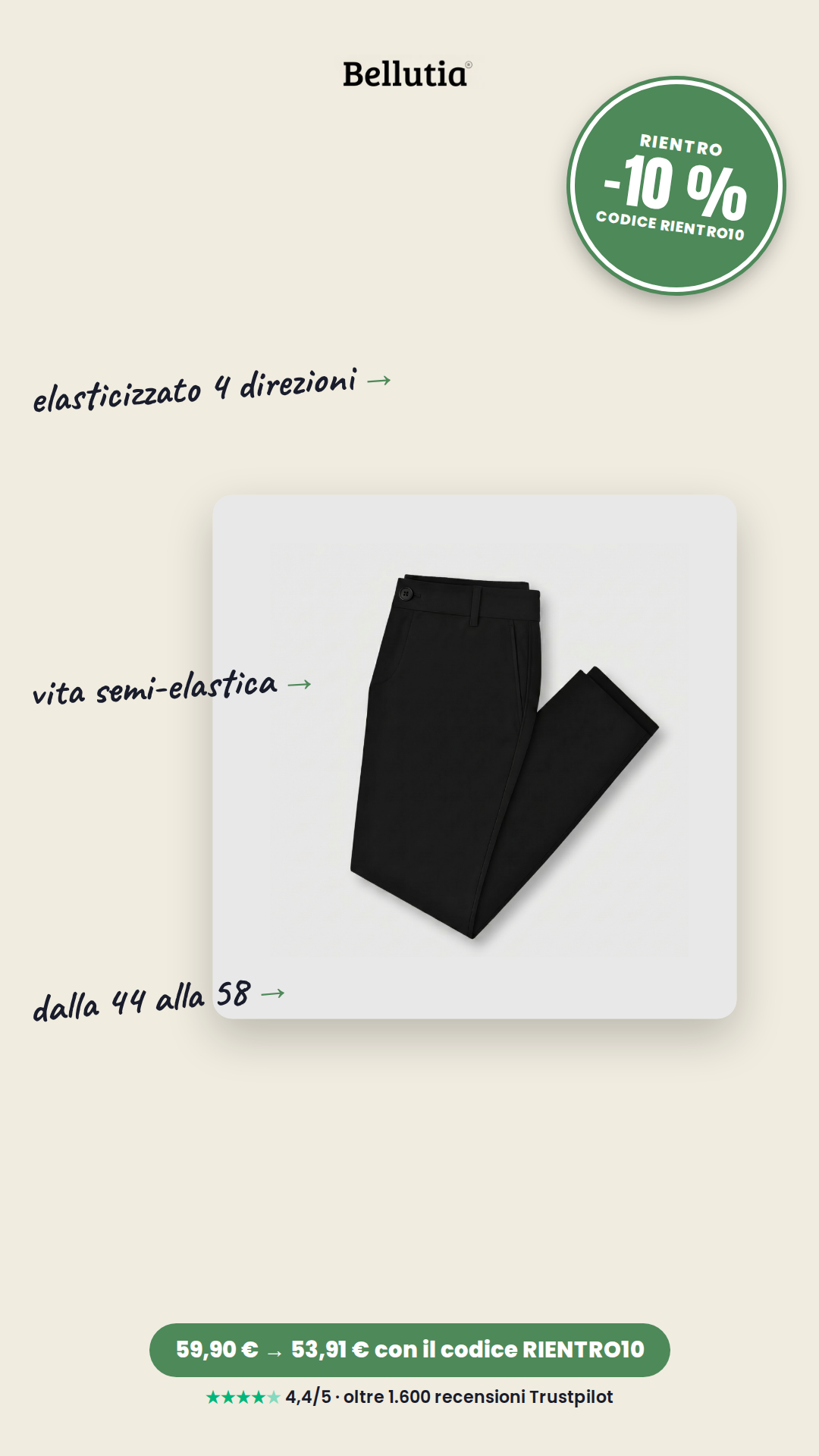 Bellutia Italia Facebook ad