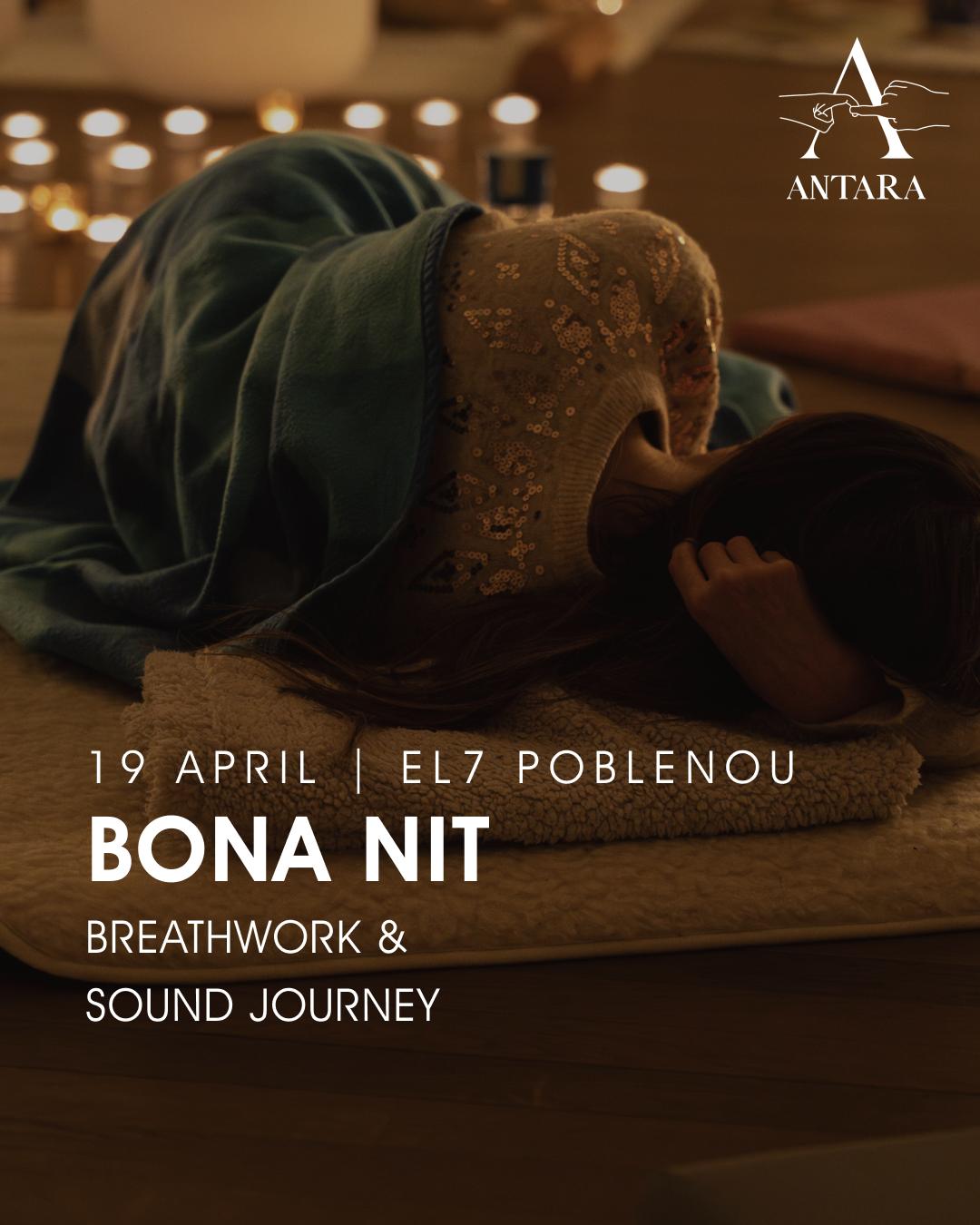 Antara.be Facebook ad: Breath & Sound for deep rest