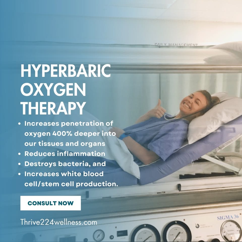 Hyperbaric Therapy Of Dublin Facebook ad: Follow Thrive 224!