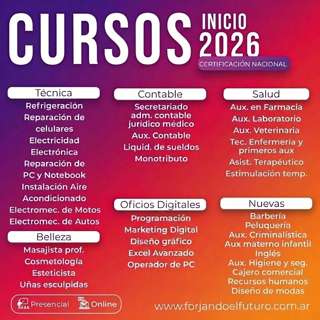 Fund. Forjando el Futuro Tucumán Facebook ad: Chatea con nosotros