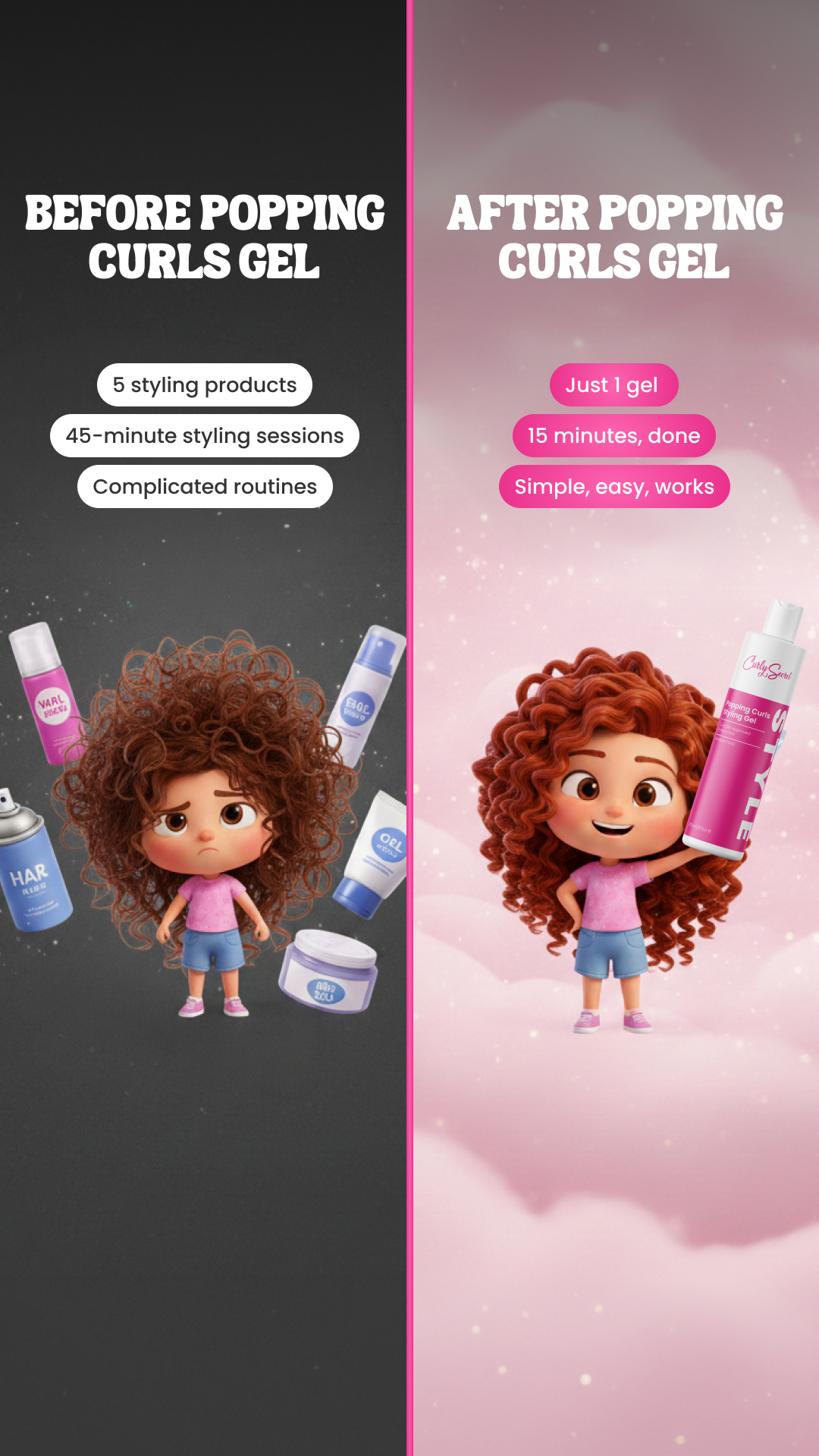 Curly Secret Facebook ad