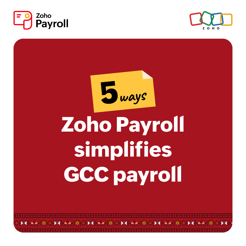 Zoho Payroll Facebook ad