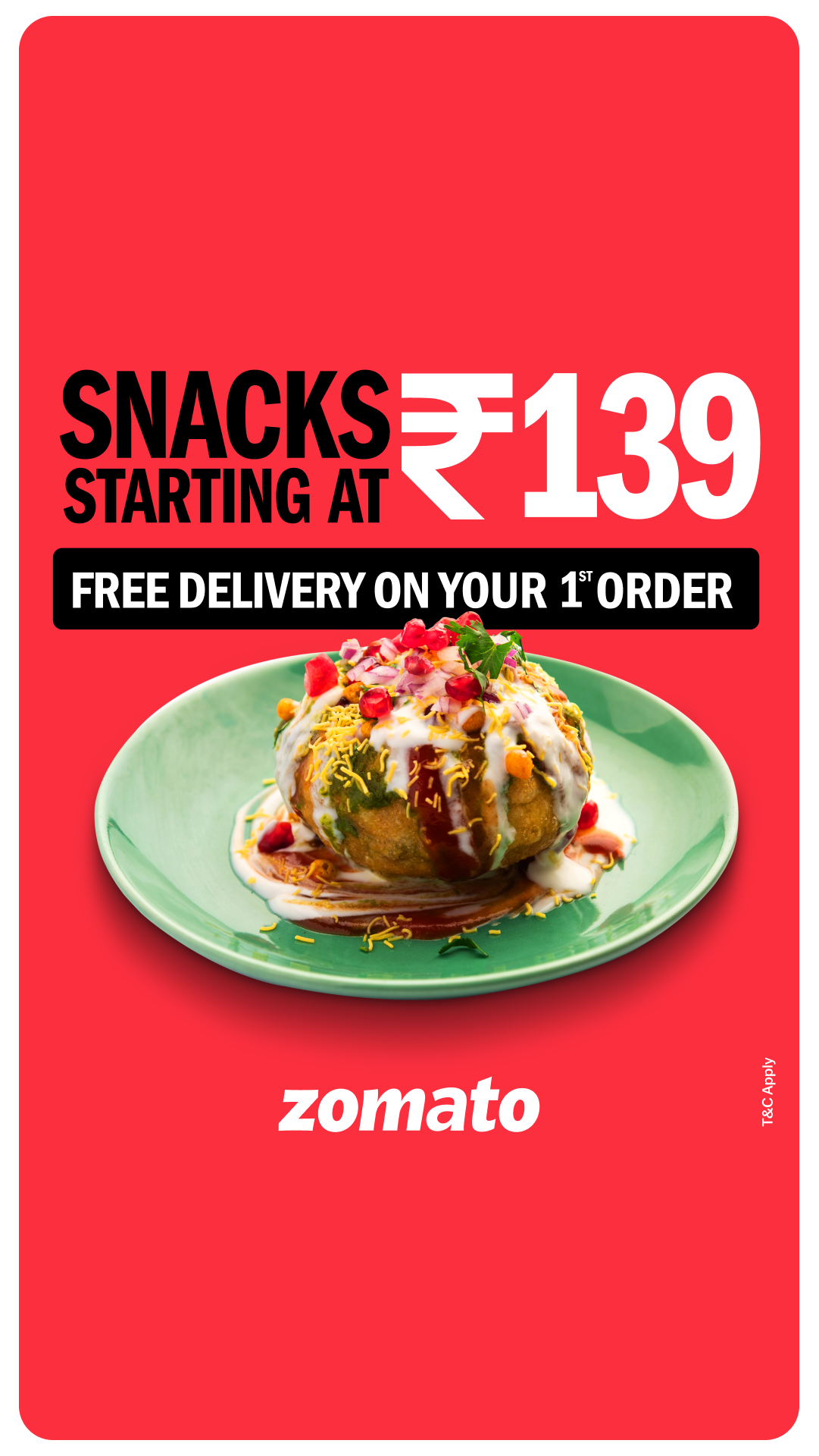 Zomato Facebook ad
