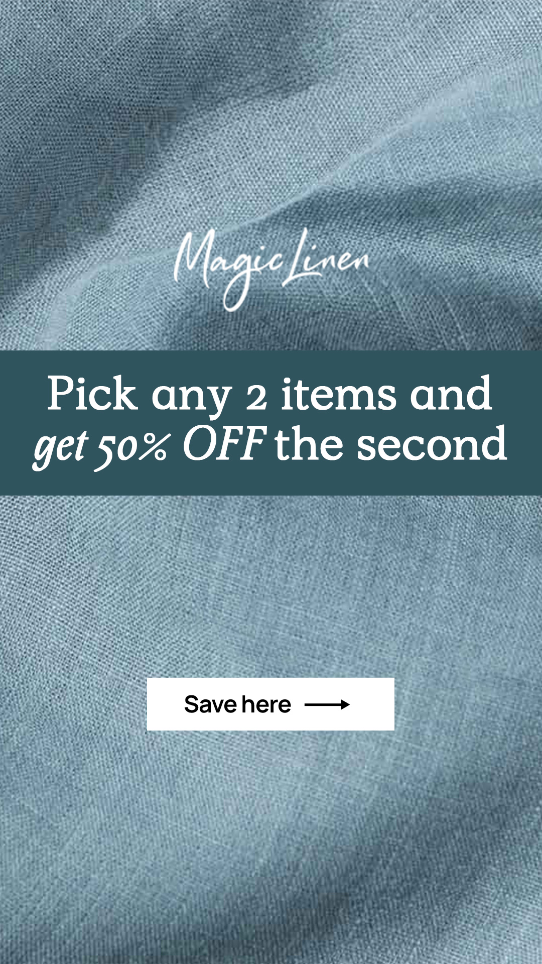 MagicLinen Facebook ad