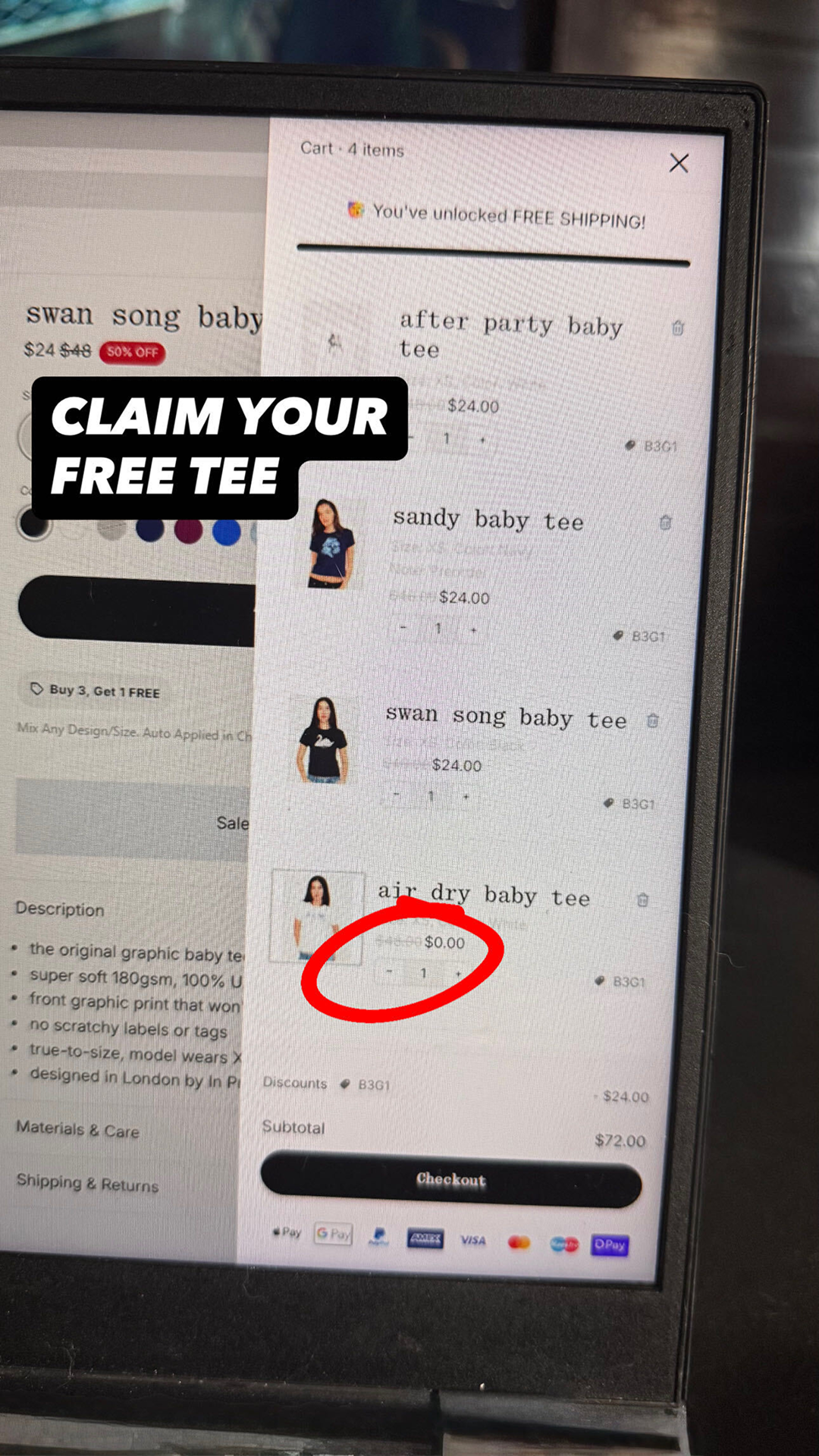 In Print We Trust Facebook ad: Just Restocked After 4 Months