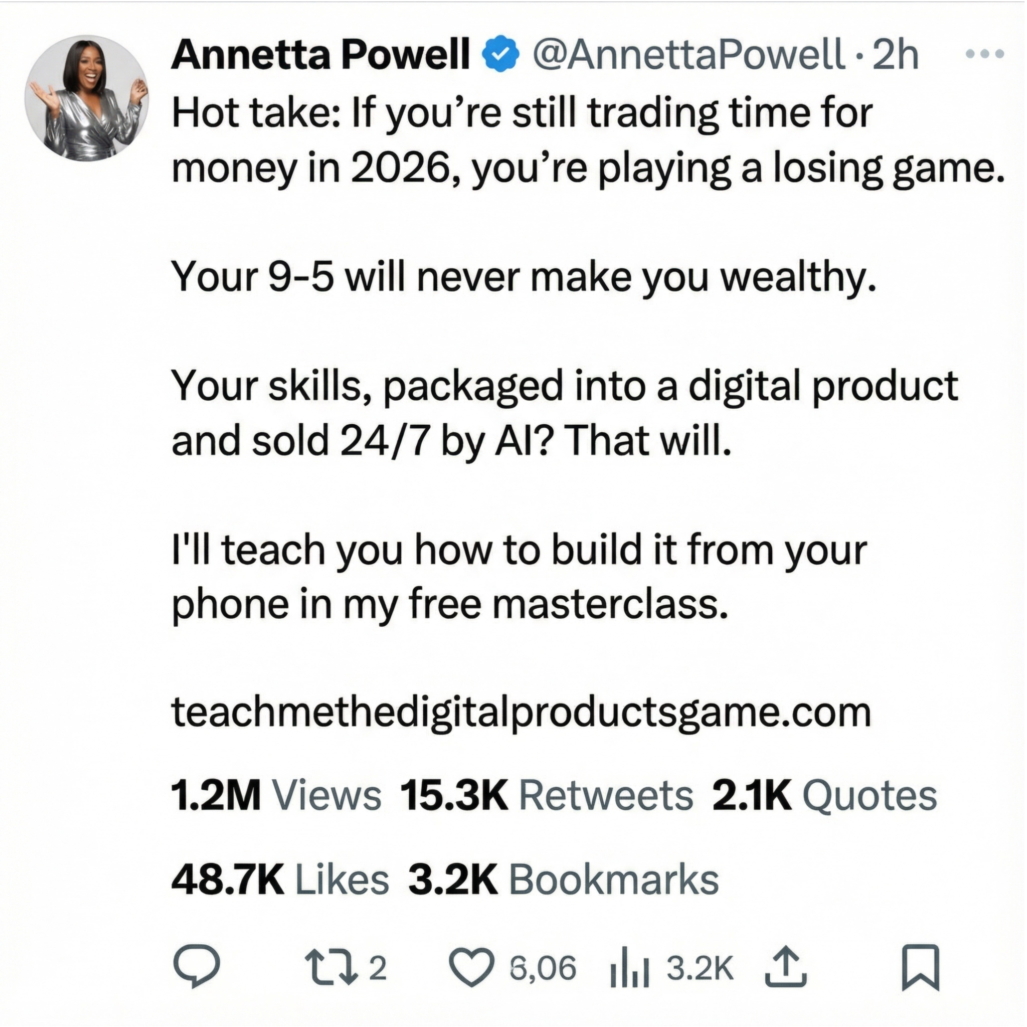 Annetta Powell Facebook ad