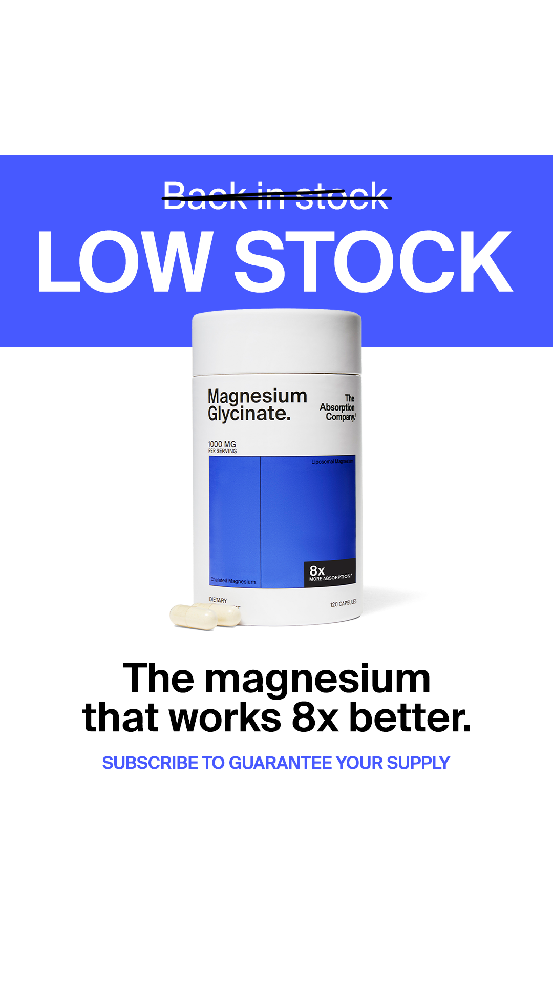 The Absorption Company Facebook ad