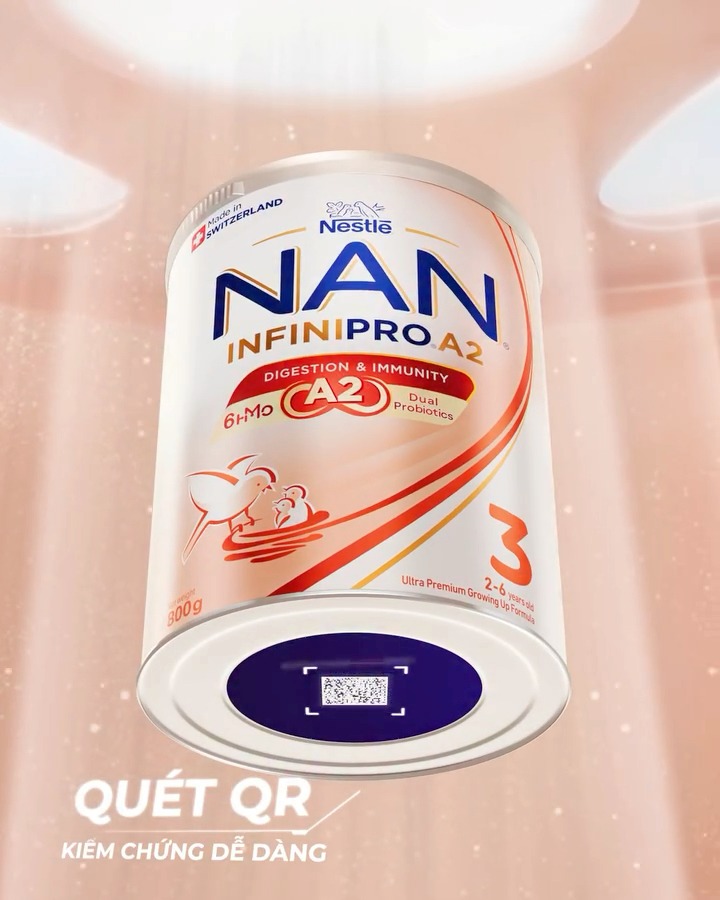 Nestlé FamilyNes Việt Nam Facebook ad: CHỌN NAN INFINIPRO A2 (BƯỚC 3) MỚI, QUÉT…