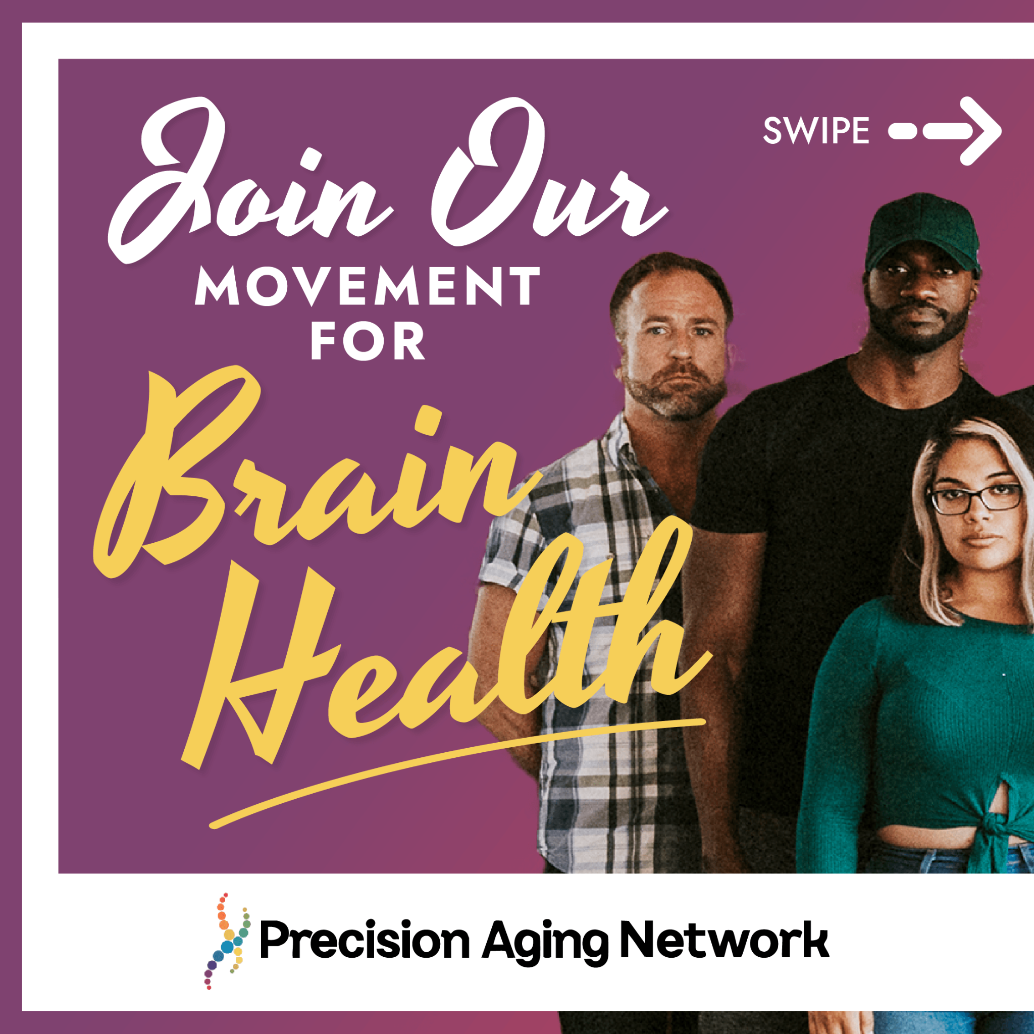 Precision Aging Network Facebook ad: The Precision Aging Network has partnered with MindCrowd…