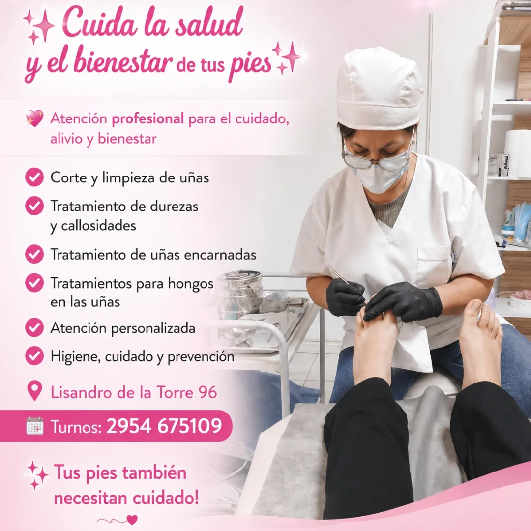 podo.cosmiatria Facebook ad: El cuidado de tus pies es importantes
