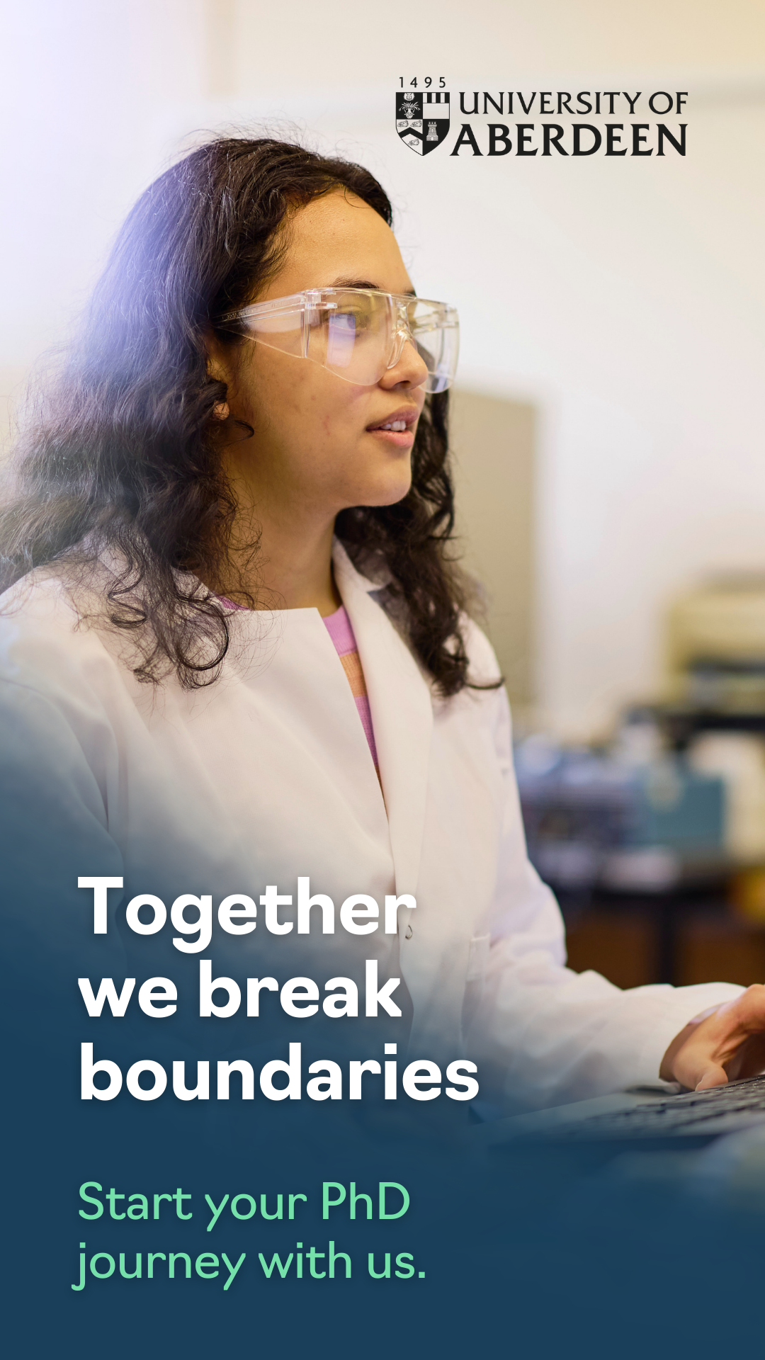 University of Aberdeen Facebook ad