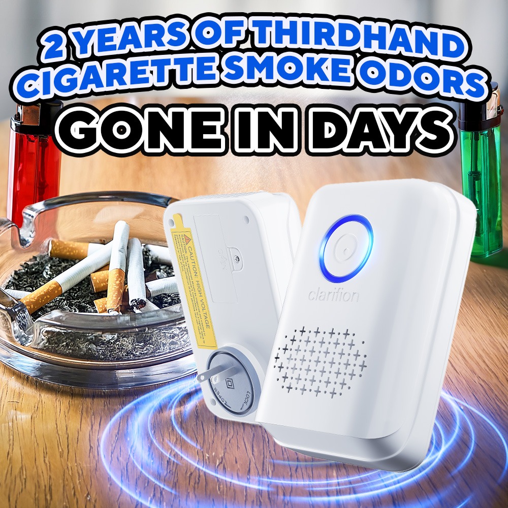 The Smoke Odor Eliminator Facebook ad