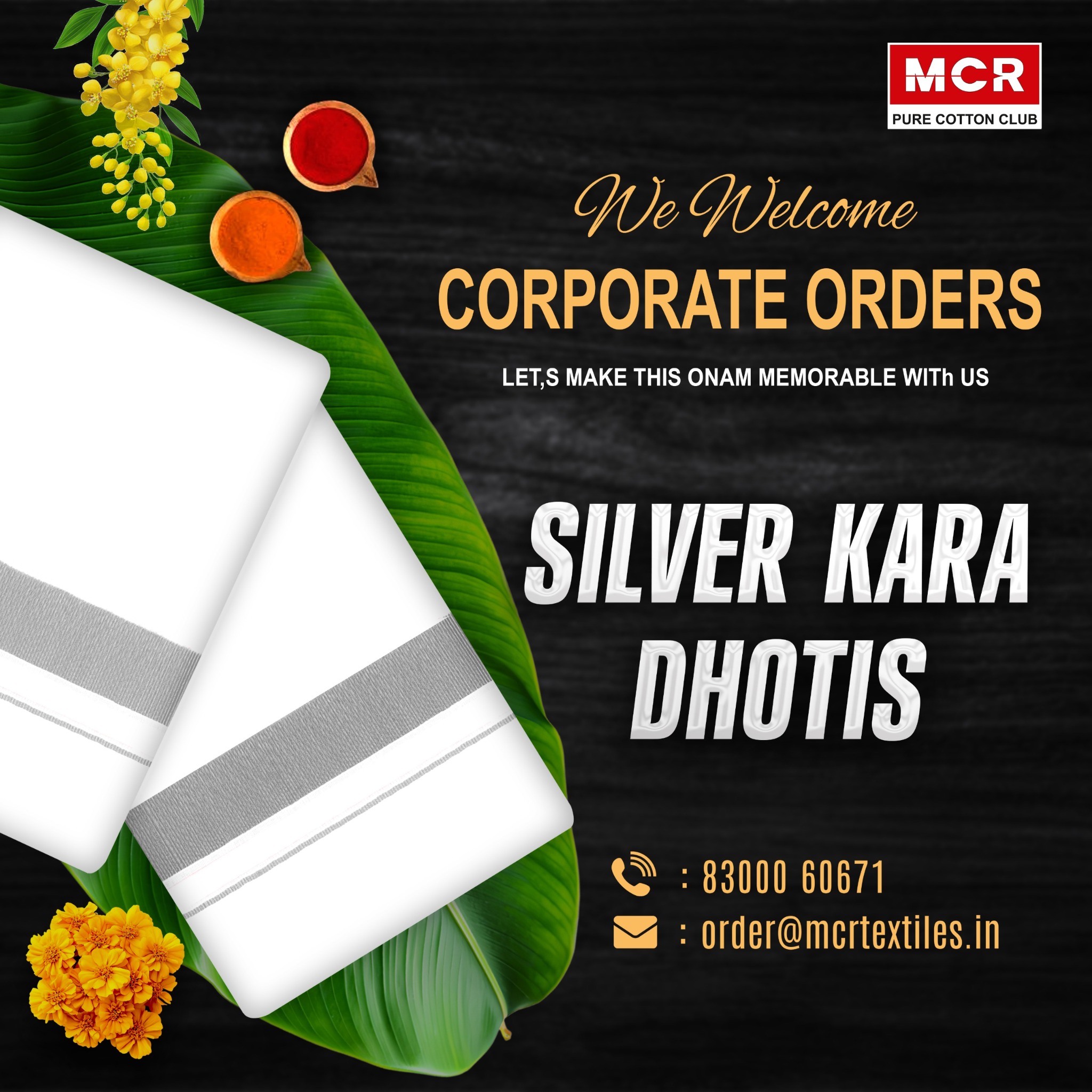 MCR Textiles Pvt Ltd Facebook ad