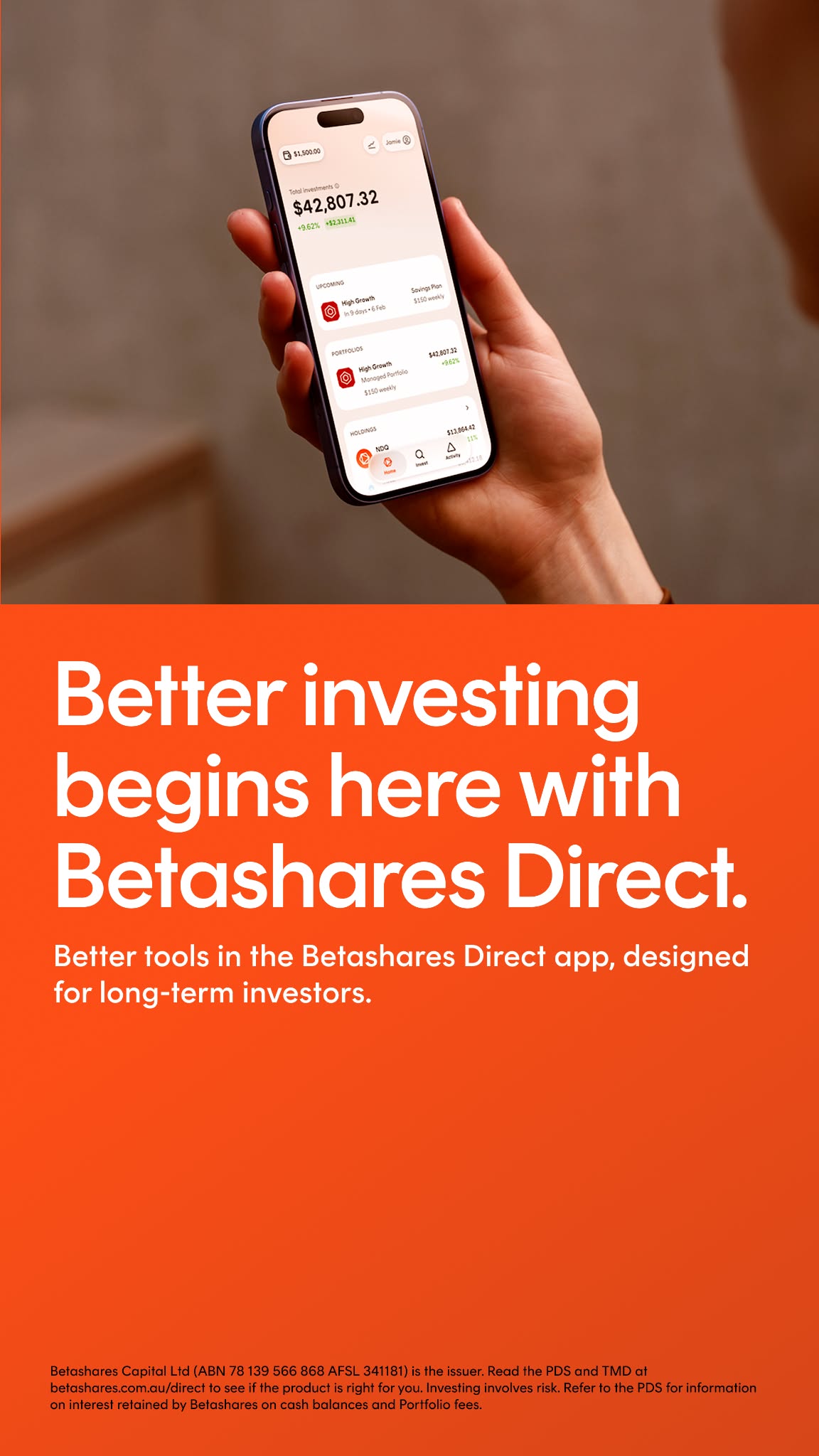 Betashares Facebook ad