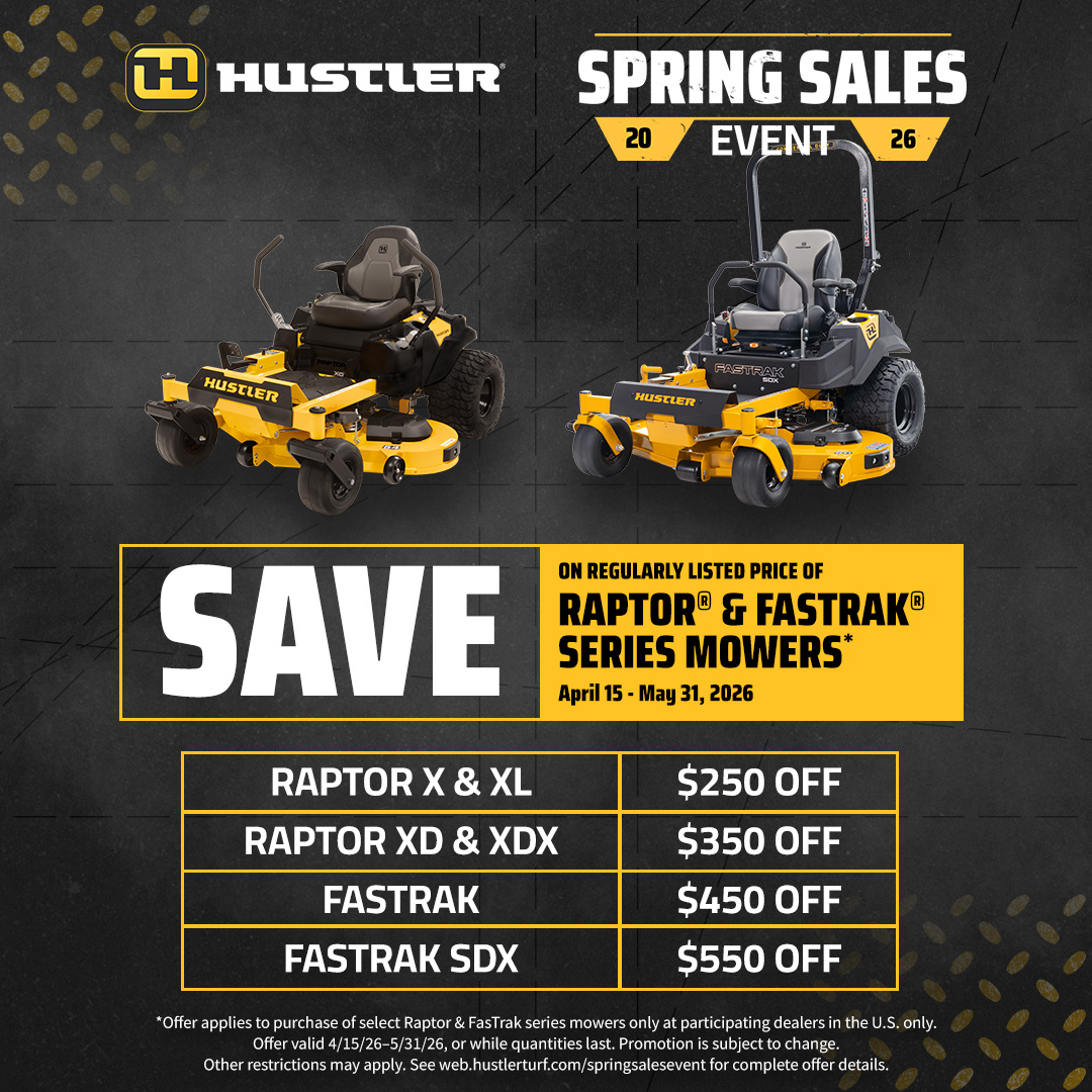 Better Built Trailers, LLC Facebook ad: Hustler Spring Sales Event - now through May…