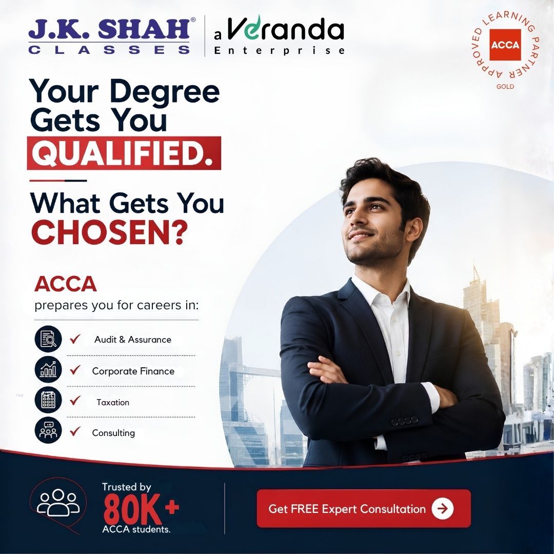 J.K.Shah Classes Facebook ad: Join India’s Most Trusted ACCA Coaching Classes!