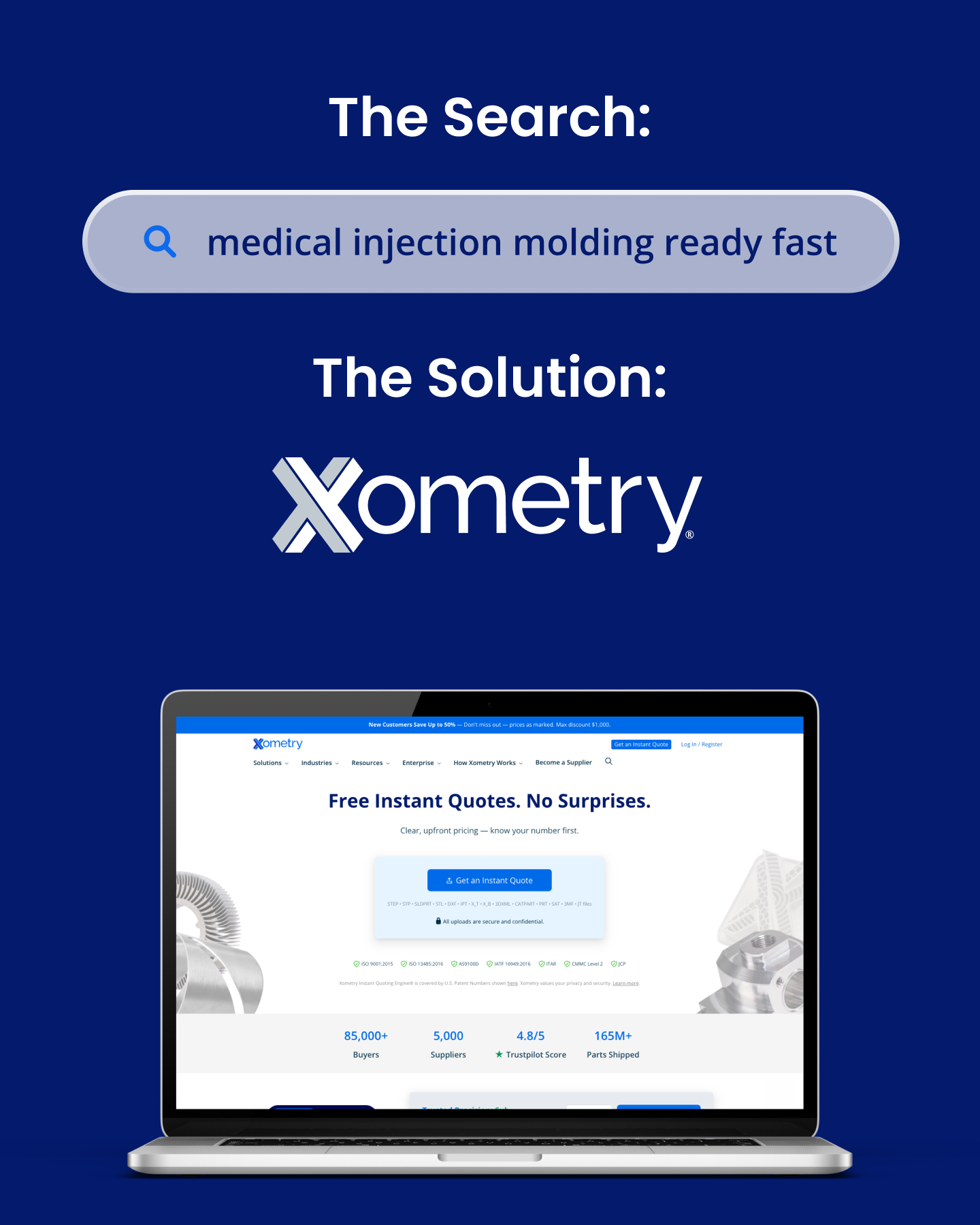 Xometry Facebook ad