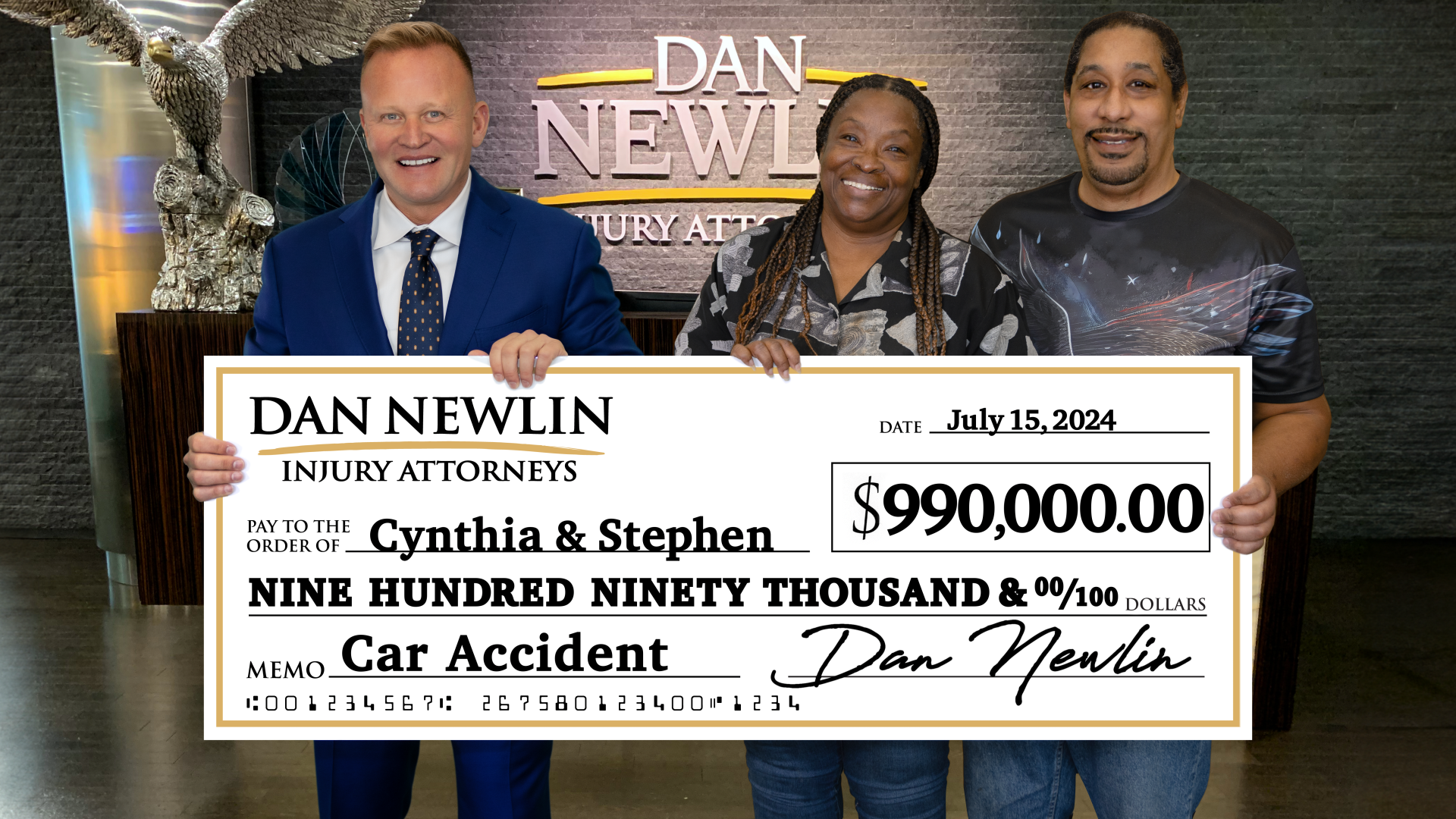 Dan Newlin Facebook ad: Get Compensated For Your Pain or Injury