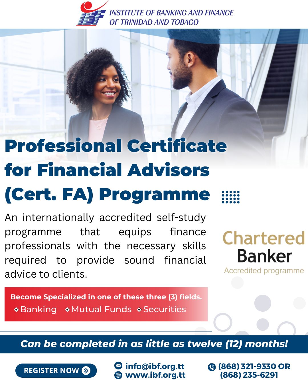 The Institute of Banking and Finance of Trinidad & Tobago IBFTT Facebook ad