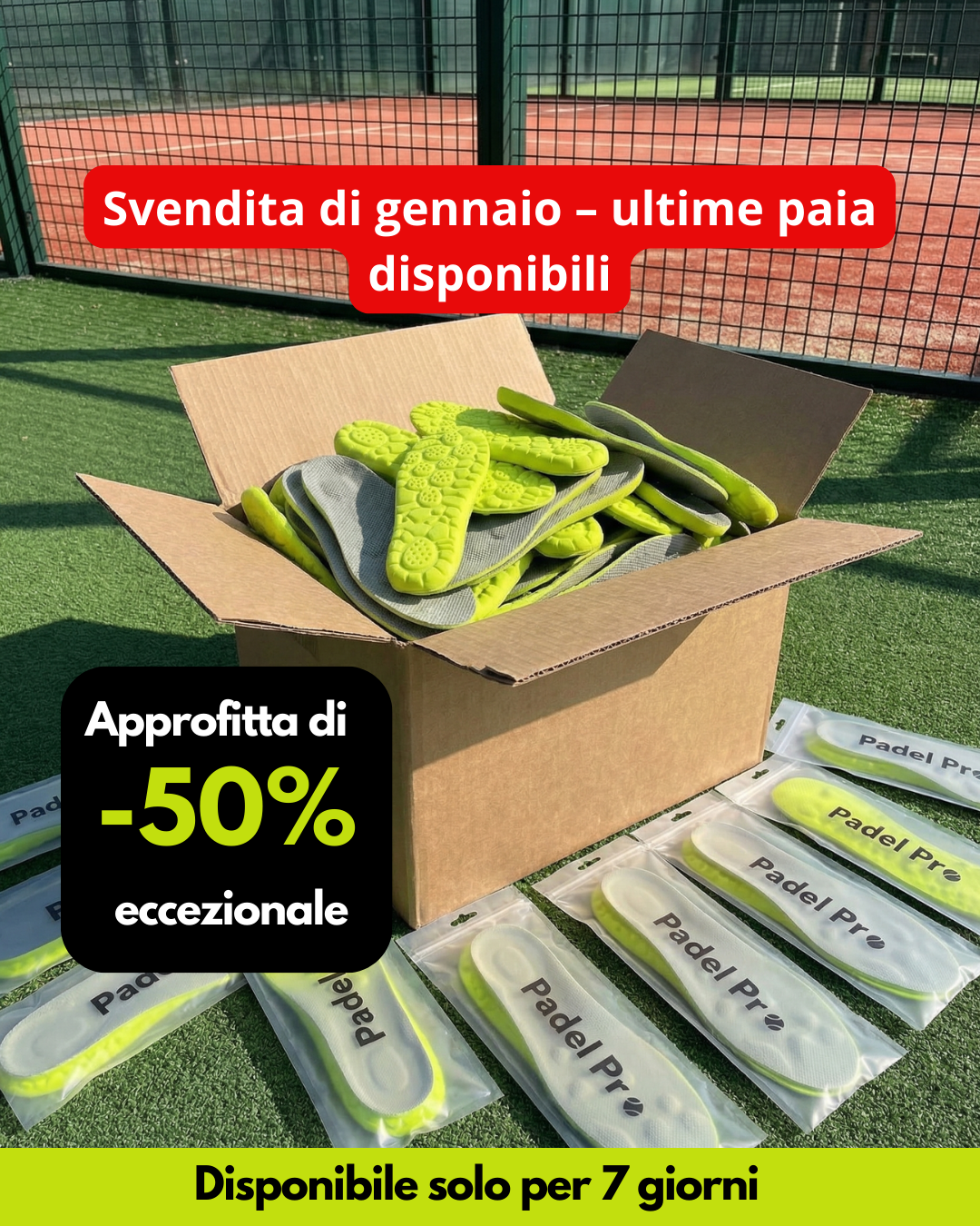 Padel-Pro Facebook ad