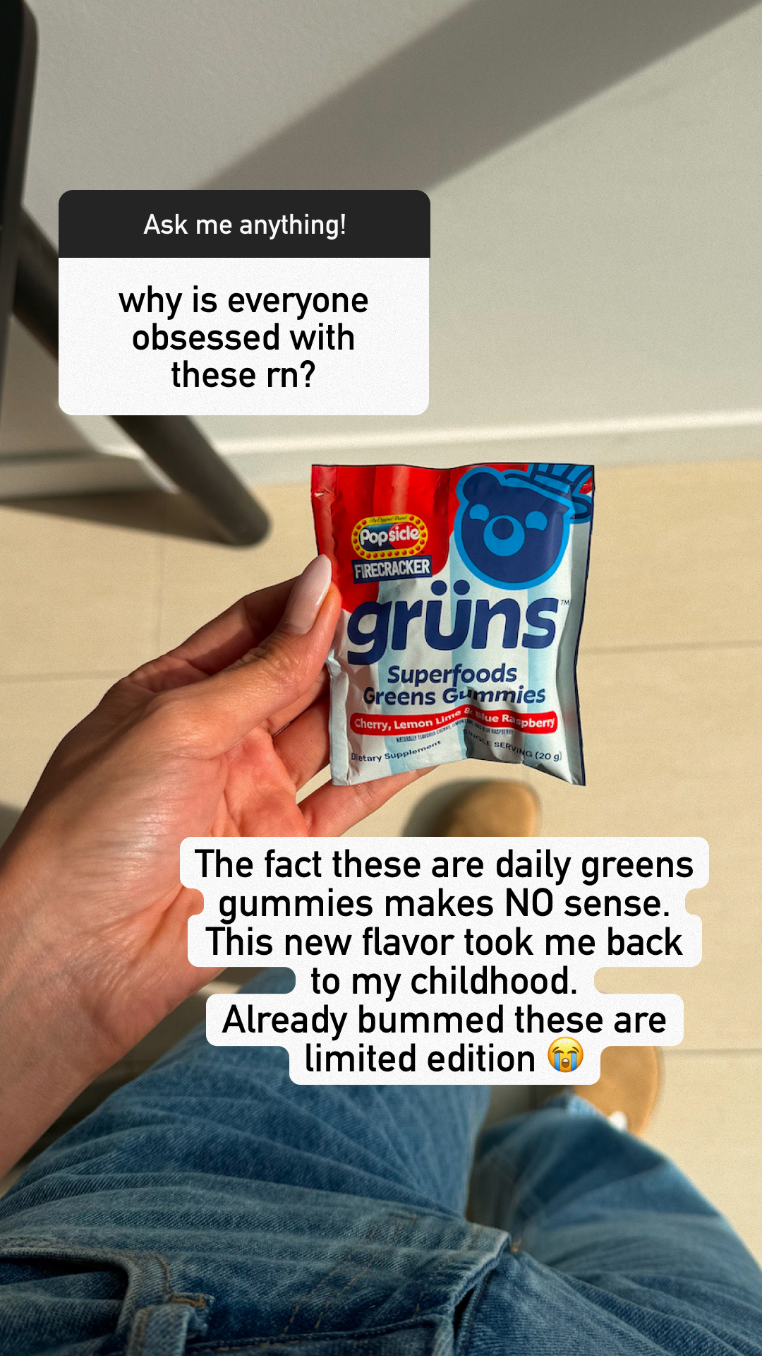 Grüns Facebook ad