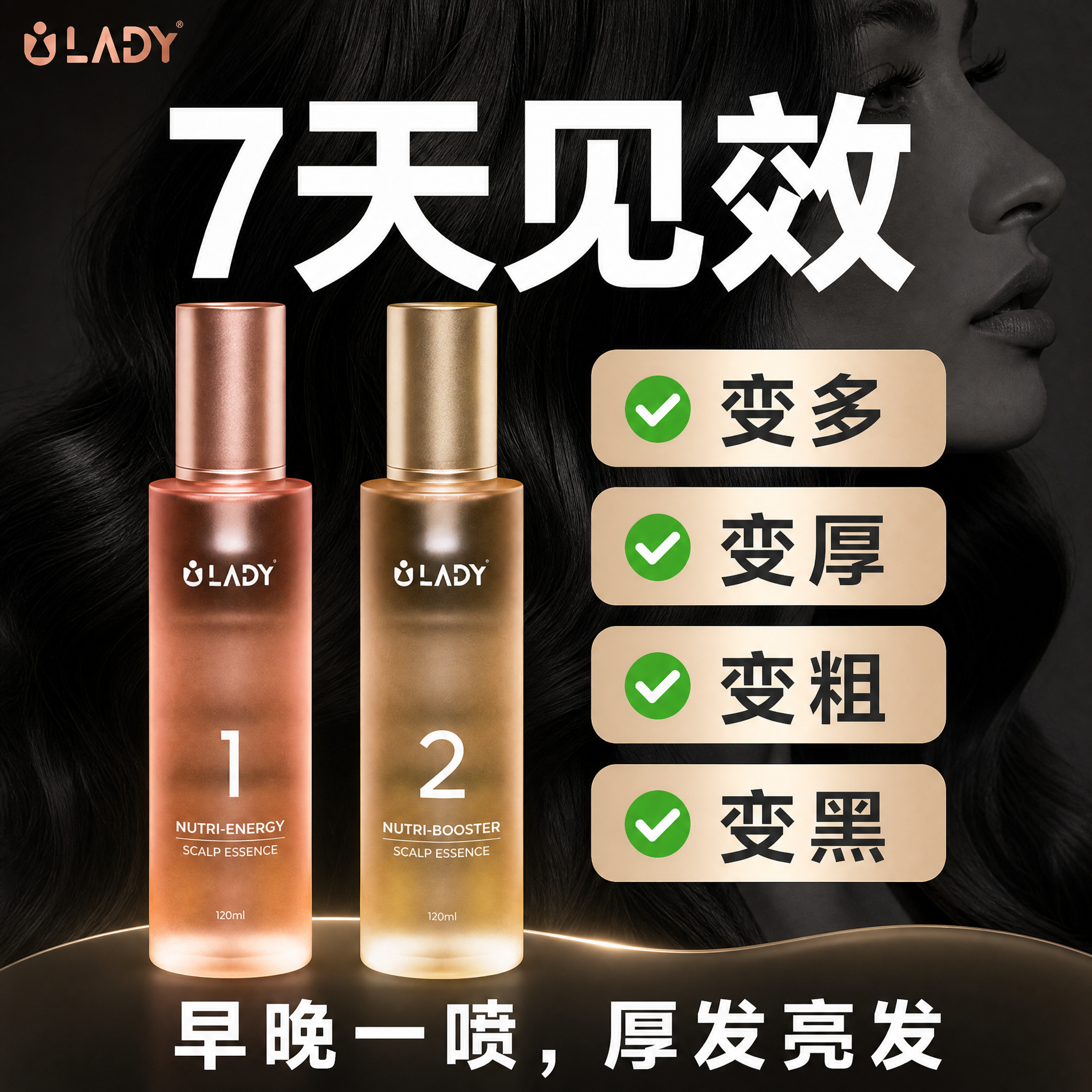 ILady 厚发量 Facebook ad