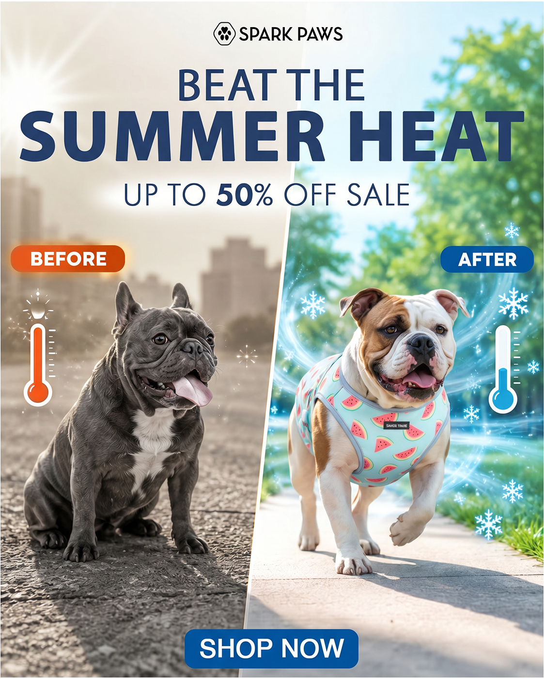 Spark Paws Facebook ad