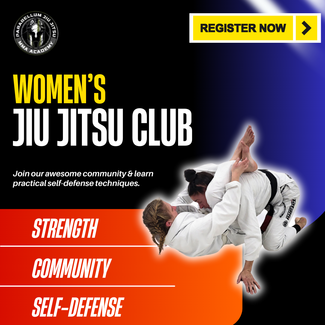 Parabellum Jiu Jitsu MMA Academy Facebook ad: Women's Jiu Jitsu Club (Asheville, NC)