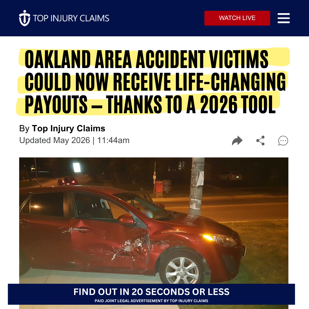 Top injury Claims CA Facebook ad