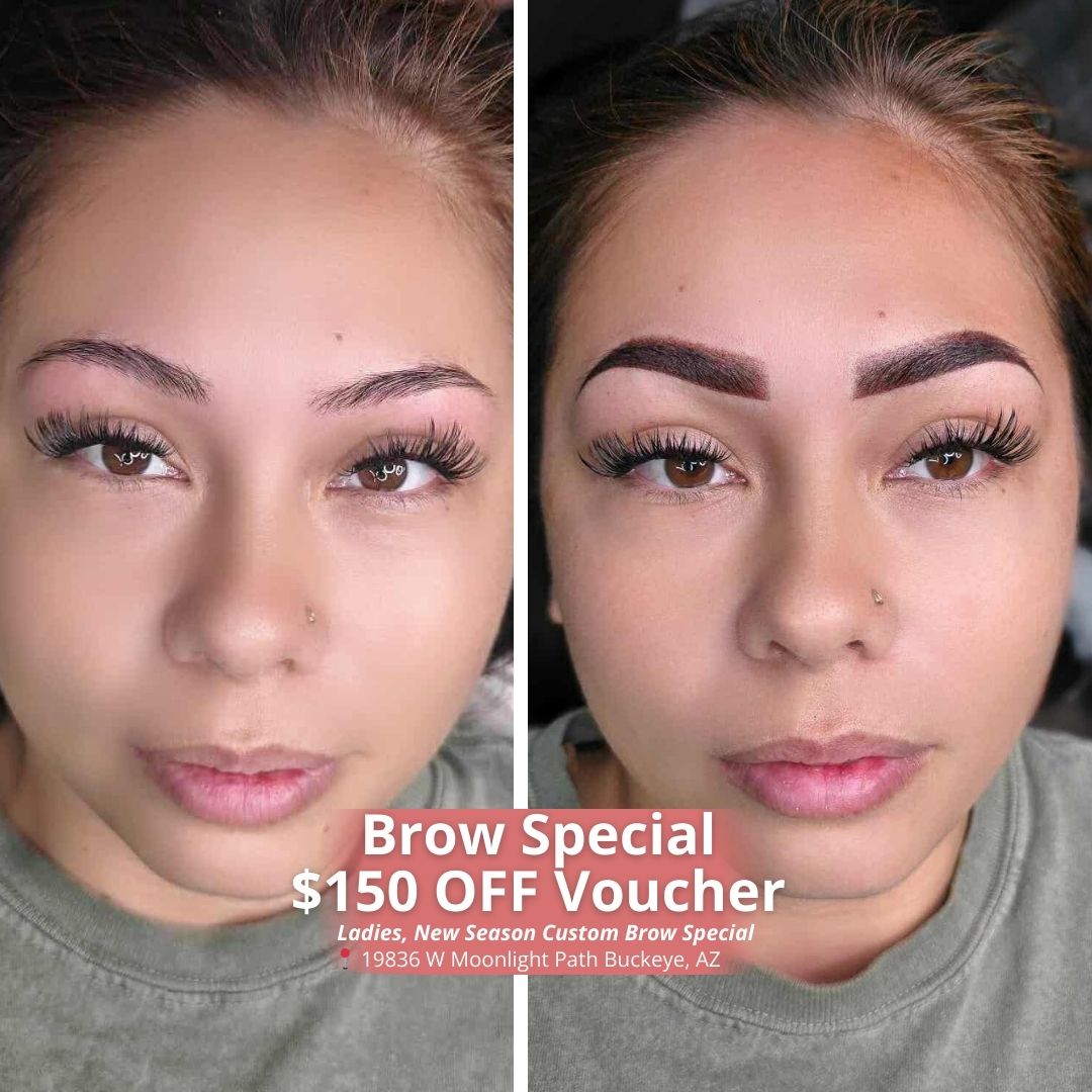 Seductive Beauty N Ink, LLC Facebook ad: Brow Special $150 OFF