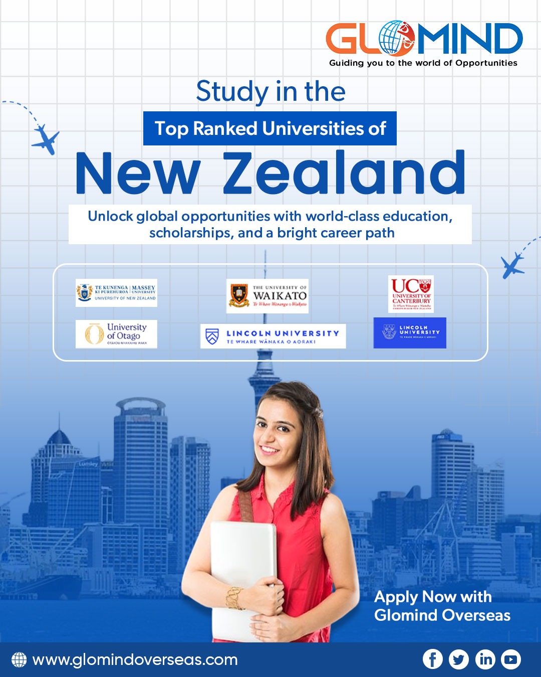 Glomind Overseas Facebook ad from Jun 20, 2026