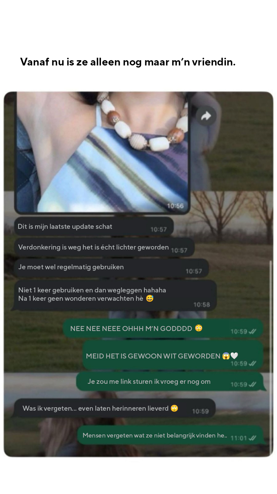 The CEEL Facebook ad: The CEEL huidverlichtende crème voor heldere egale huid
