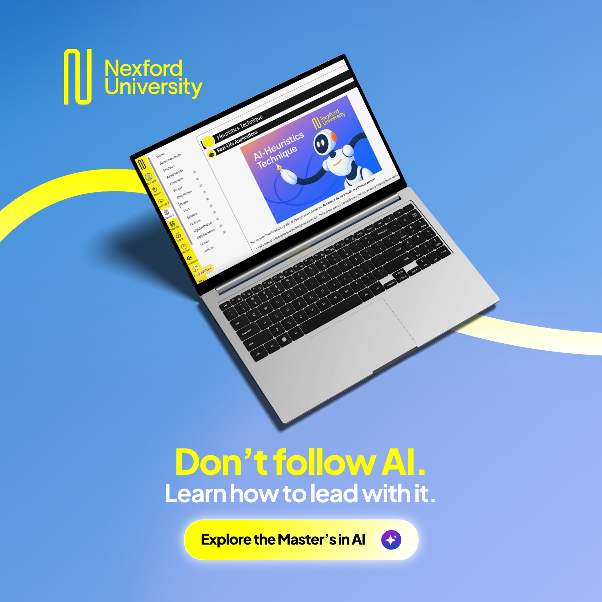 Nexford University Facebook ad