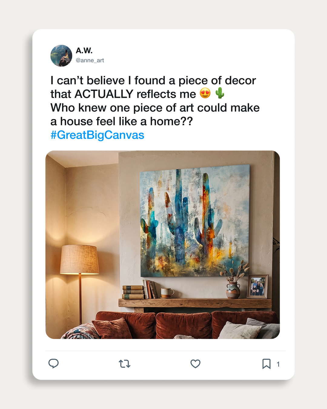 Great Big Canvas Facebook ad