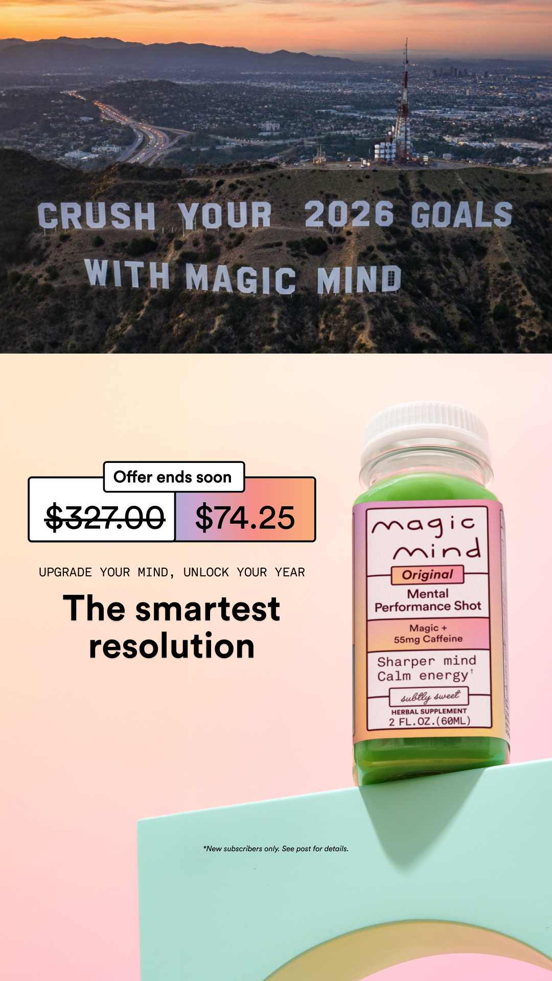 Magic Mind Facebook ad